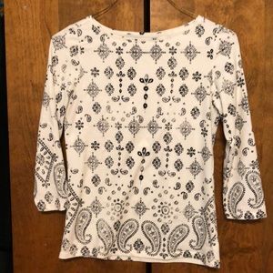 Classic 3/4 sleeve tee shirt